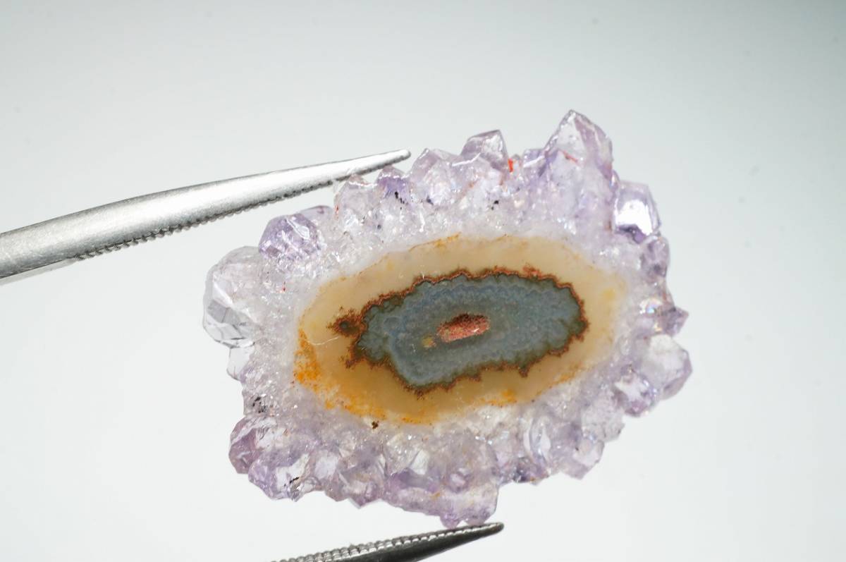 30年前の未使用在庫!フラワーアメジストウルグアイ産/amethyst /紫水晶/アメジスト原石/11.3ct拍卖