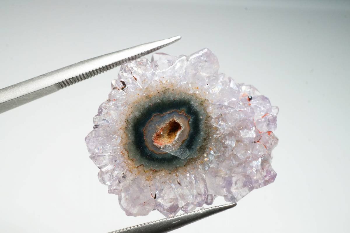 30年前の未使用在庫!フラワーアメジストウルグアイ産/amethyst /紫水晶/アメジスト原石/13ct拍卖