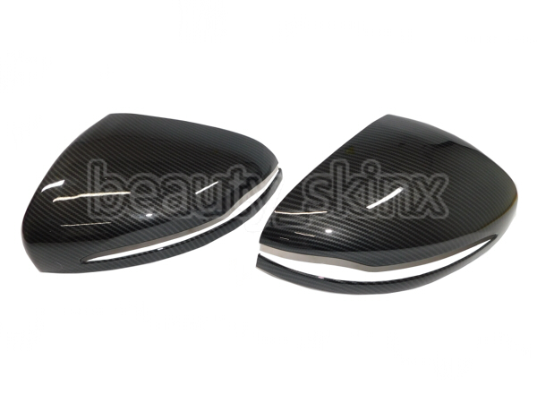 メルセデスベンツ ゲレンデ W463 サイド/ドアミラーカバー シェル/ハウジング カーボン柄 被せるタイプ 左右セット G350 G500 他 未使用拍卖