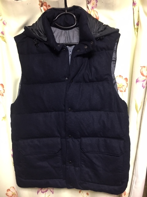 美品 SHIPS ダウンベスト フード付き ウィンドストッパー Lサイズ 検)BEAMS ユナイテッドアローズ ワークマン 防風拍卖