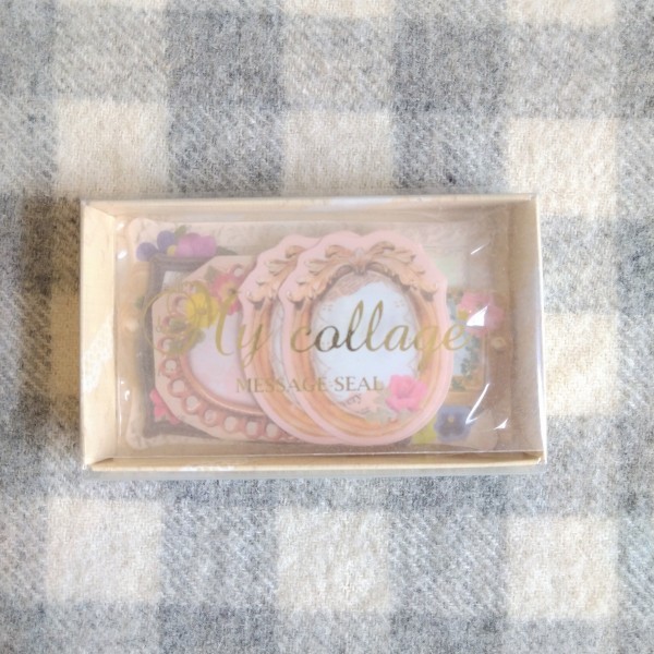 新品&即決◎お花柄のメッセージシール(ラベルシール)拍卖