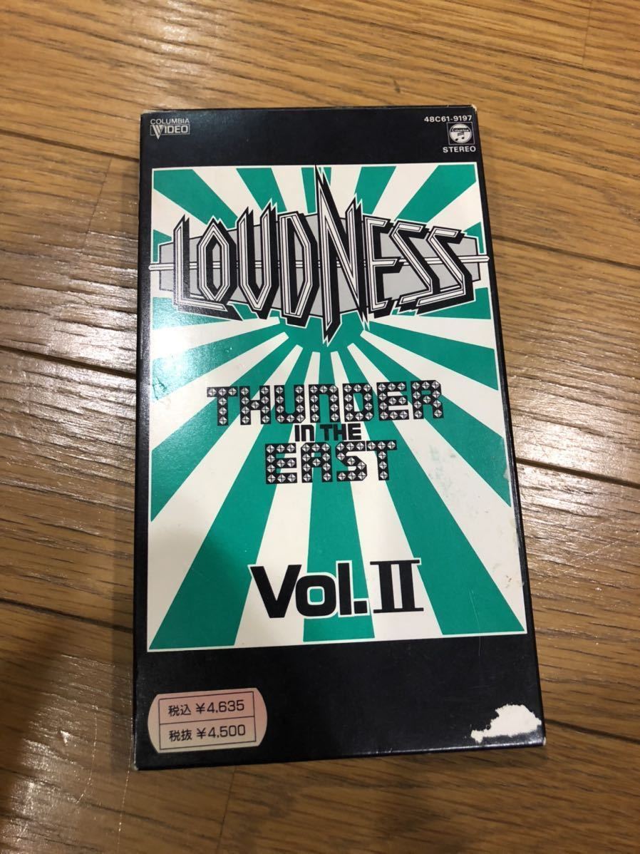 【貴重VHS】ラウドネス サンダー・イン・ジ・イースト Vol.2 LOUDNESS 高崎晃拍卖