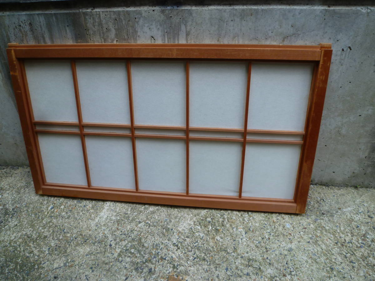 最終値下げ!M7441 障子 はめ殺し スモールサイズ 和室 横幅102cm 高さ56.5cm 奥行3cm (0301)ゆうパック170サイズ拍卖