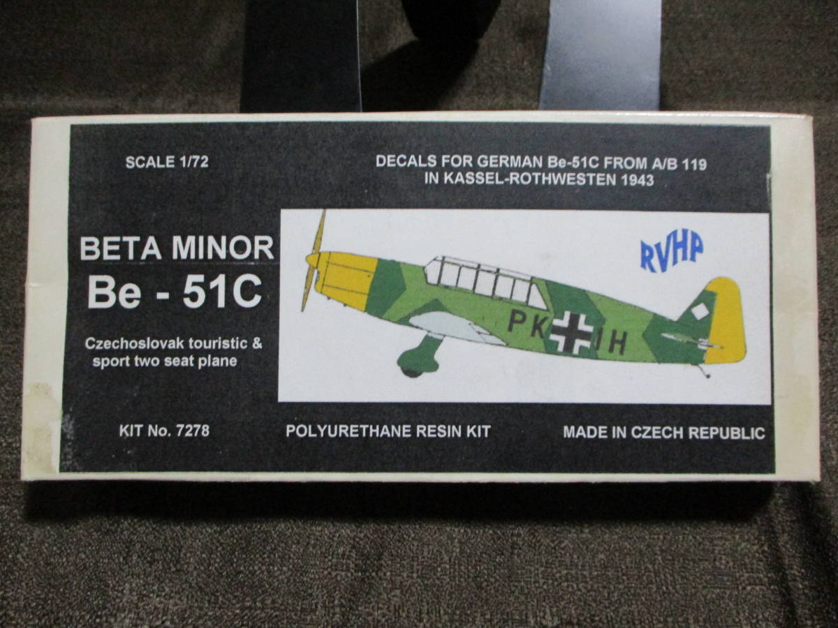 RVHP「BETA MINOR Be-51C」1/72 レジンキット/ベータマイナー ドイツ空軍 管理:(B3-33拍卖