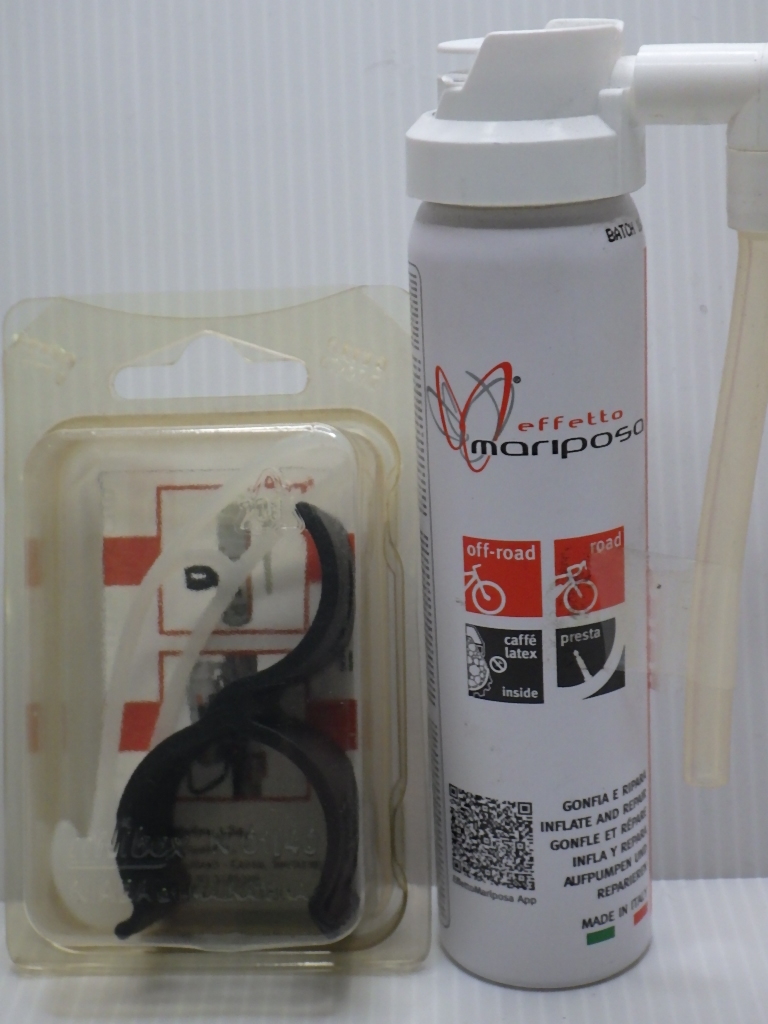 びっくり!【長期在庫処分】パンクの応急処置 ロード&MTB チューブレス 専用クリップセット拍卖