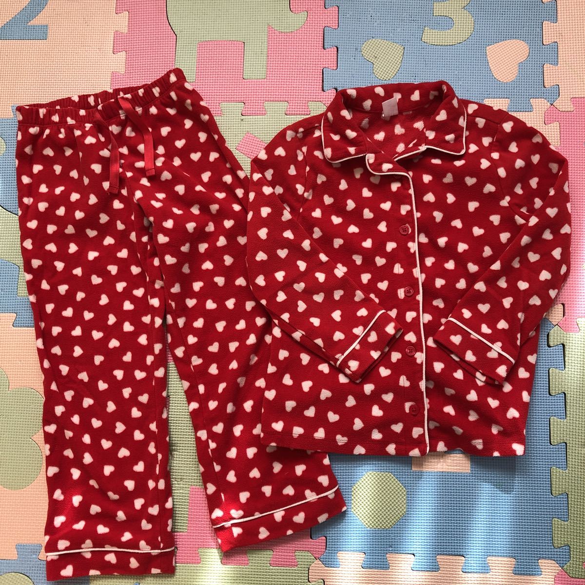 【美品即決】GAPキッズとっても可愛い女の子用長袖パジャマ上下セット 120cm拍卖