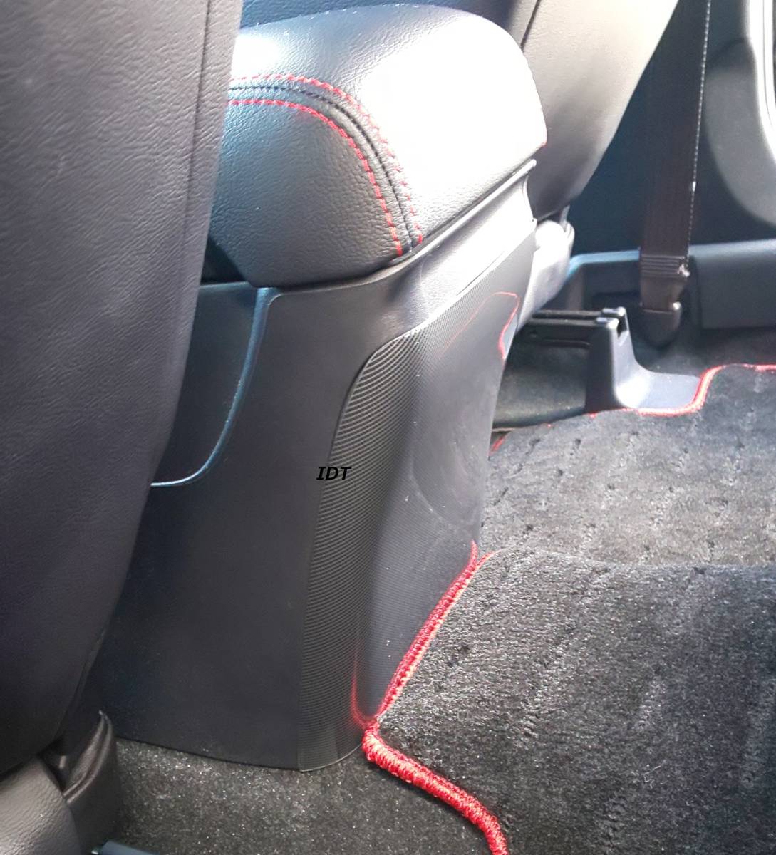 IDT 三菱 カーボン リア キックガード アームレスト 裏 カバー インテリアパネル ギャランフォルティス EVO 後部座席 トリム拍卖