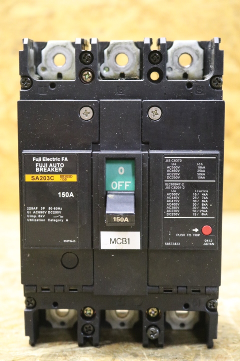 富士電機  オートブレーカ ー SA203C BB3GSD-150 150A 即決価格拍卖
