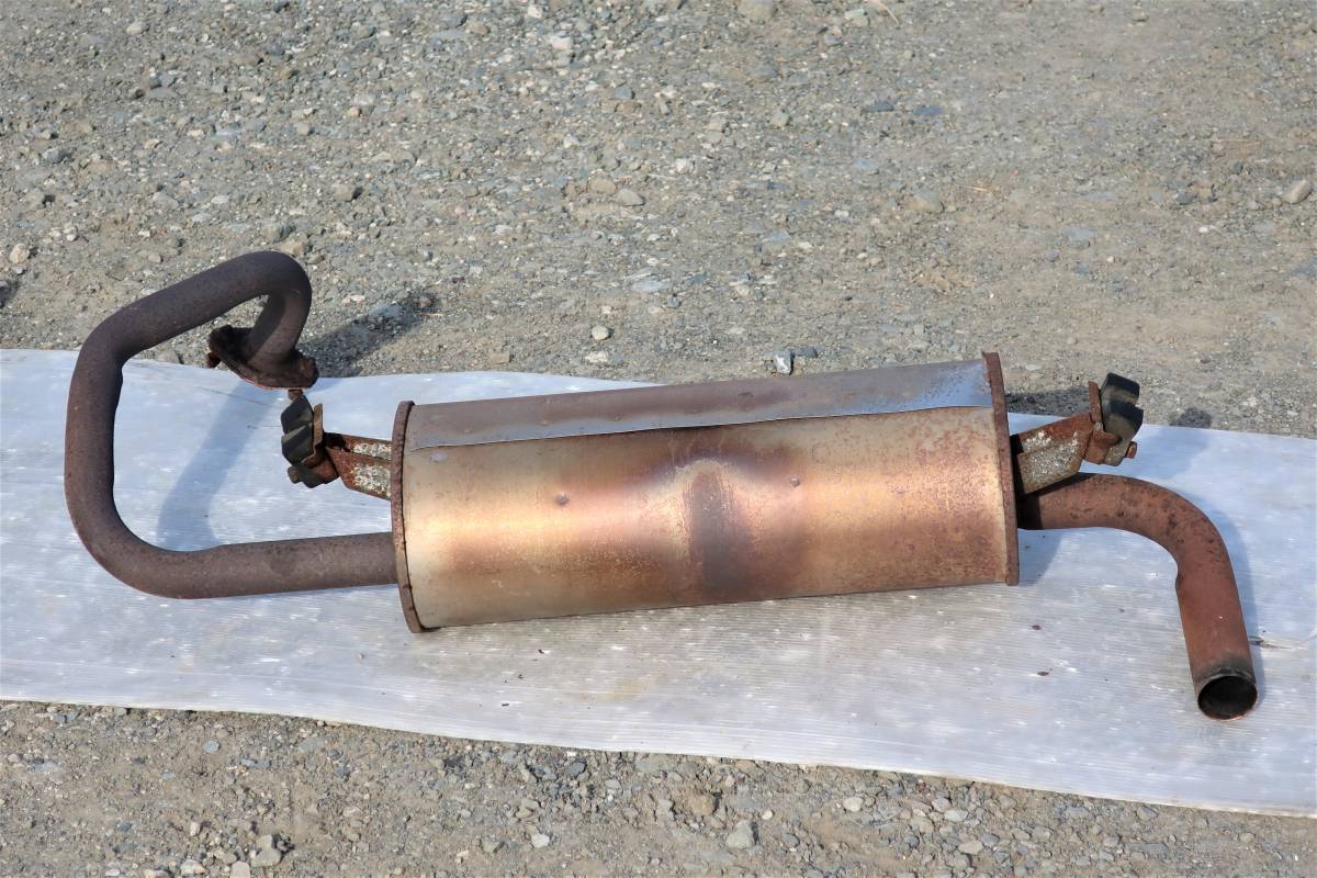 H11 GF-H58A パジェロミニターボ 4A30 4WD AT 純正 リアマフラー リアタイコ マフラー / B80-02 / 94568km拍卖