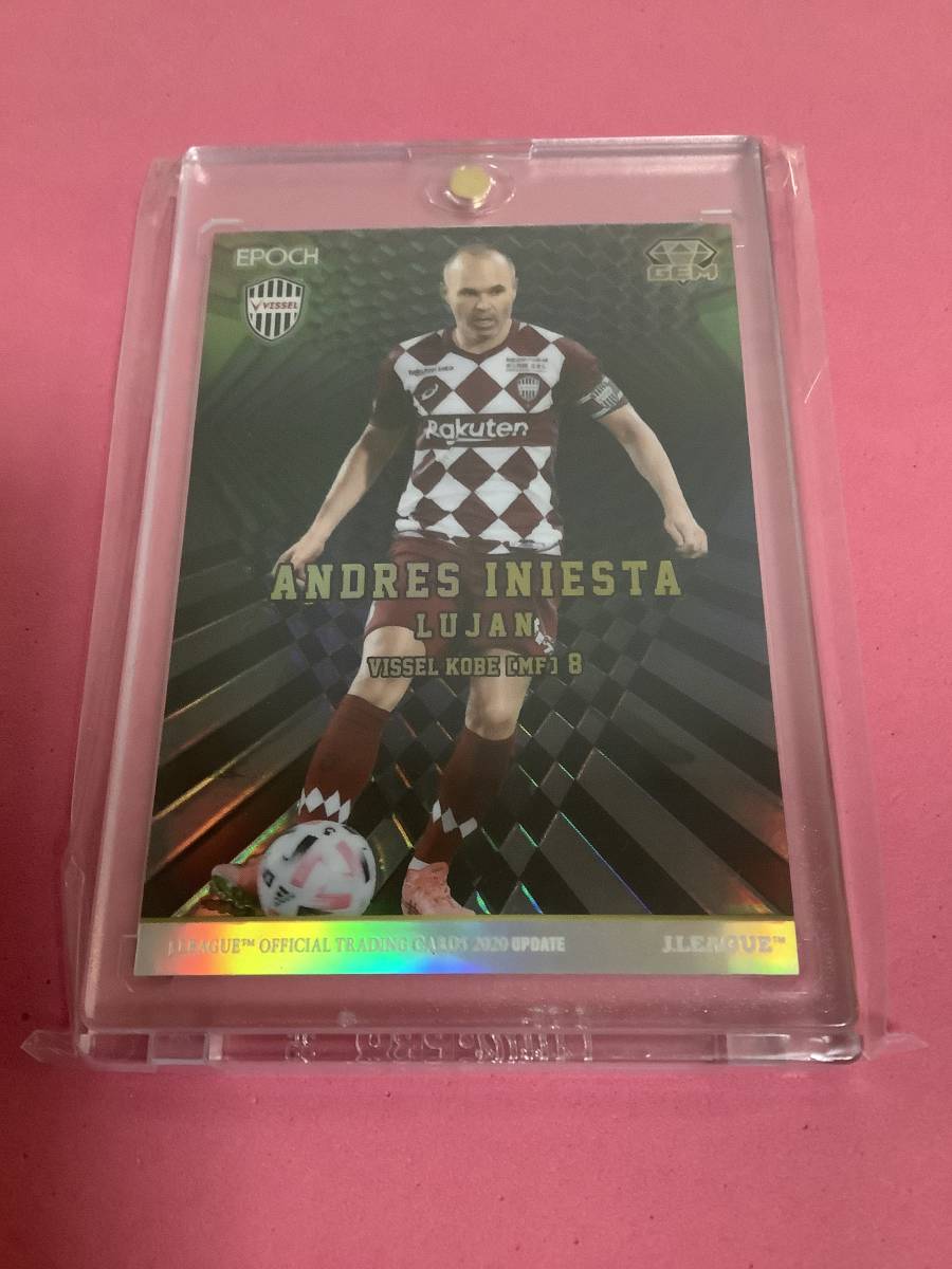 『マグホ発送』ラストNO 2020 Jリーグ GEMカード ヴィッセル神戸 5/5 イニエスタ拍卖