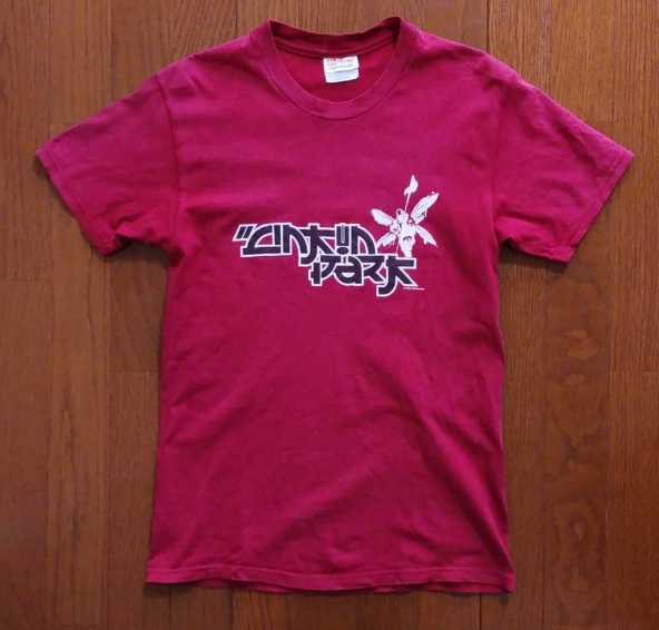 オルタナ・ロック LINKIN PARK Tシャツ Sサイズ ワイン HYBRID THEORY リンキン・パーク ハイブリッド・セオリー 2000年 オフィシャル 拍卖