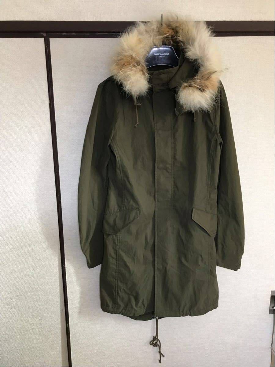 【良品】【ファー取り外し可能】 junhashimoto ジュンハシモト M-51 モッズコート ミリタリー ファー取り外し可能 即決早い者勝ち拍卖