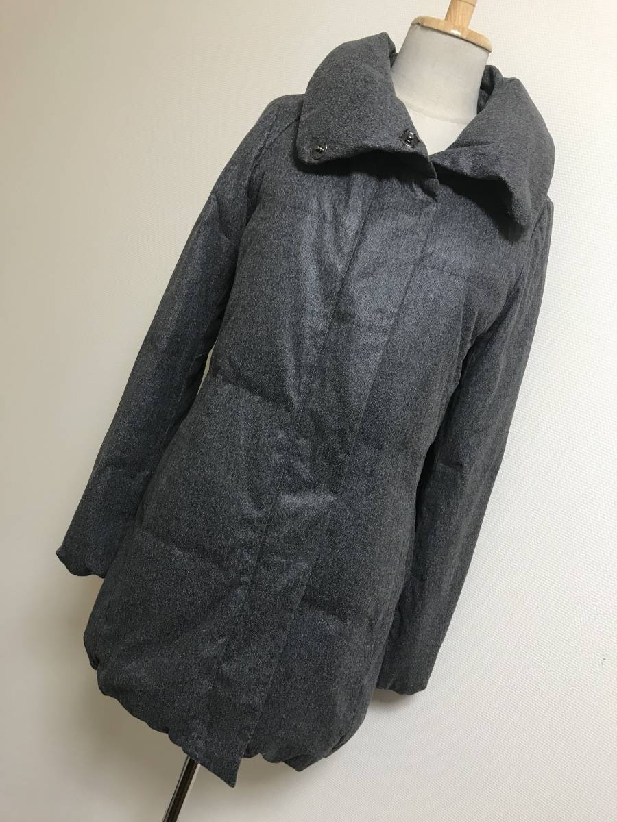 美品★ロートレアモンla.fダウン90%コート★グレー2S★7724拍卖