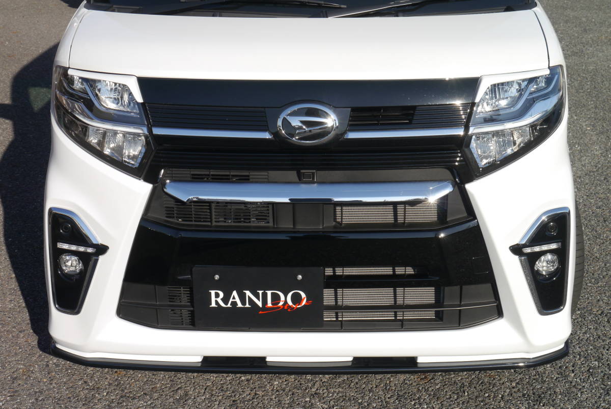 LA650/660S タントカスタム ダイハツ フロントリップスポイラー フロントハーフ 【RANDO Style】FRP製 TANTO CUSTOM フロントアンダー拍卖