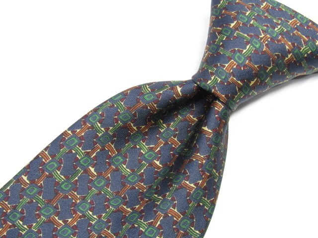Bruno Gabrieli(ブルーノ・ガブリエリ) シルクネクタイ アート格子柄 イタリア製 950012C228R10拍卖