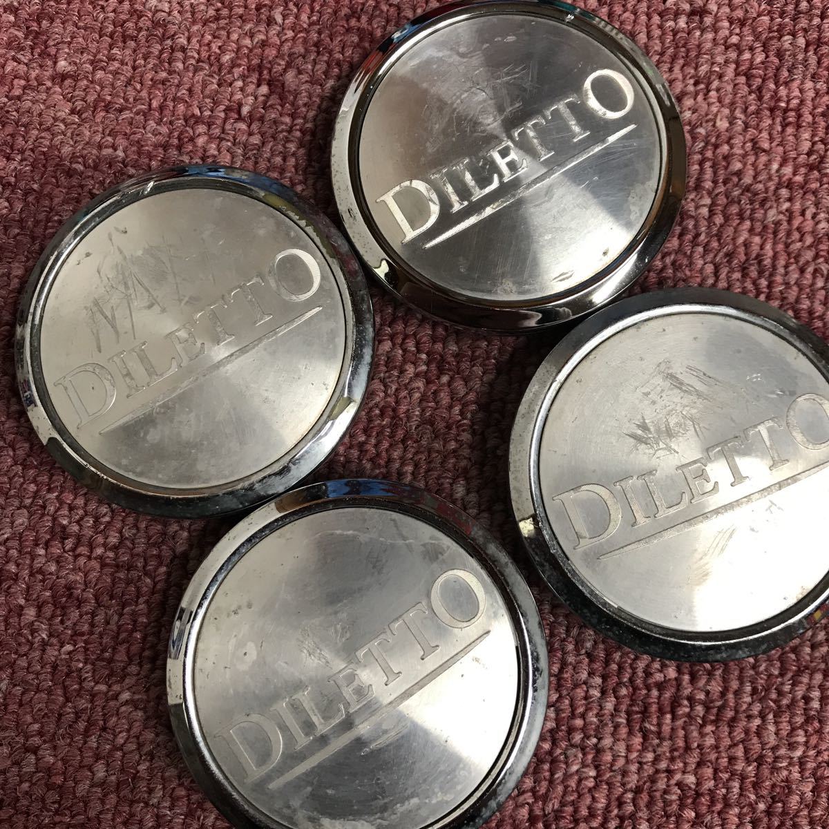L011703 DILETTO ホイールセンターキャップ 4枚セット★拍卖