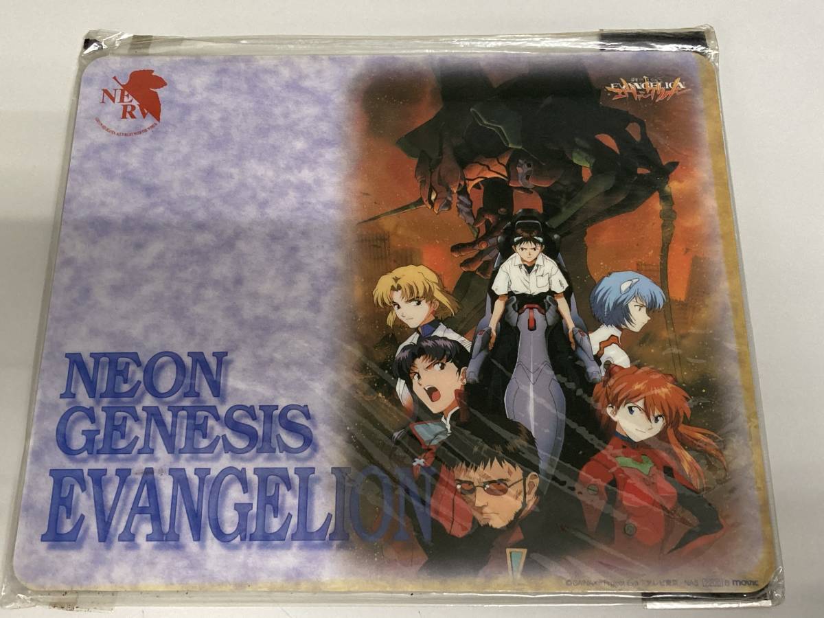 【美品】【レア】【当時物】新世紀エヴァンゲリオン マウスパッド シンジ アスカ レイ ゲンドウ 初号機 エヴァ 旧劇 TV ガイナックス拍卖