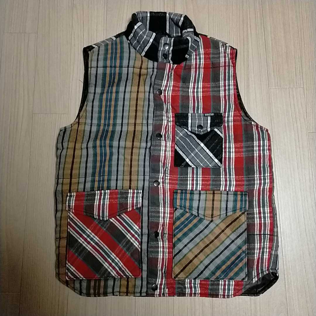 【オススメ】MANASTASH中綿入ベスト サイズM拍卖