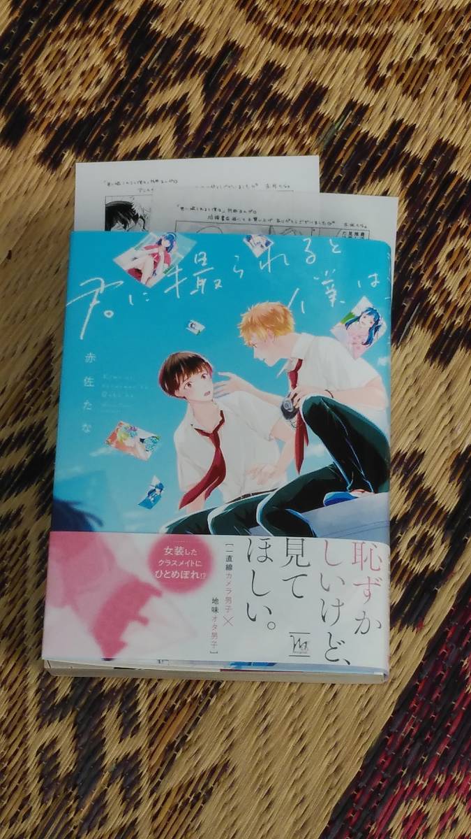 君に撮られると僕は  赤佐たな  2種ペーパー付き  拍卖