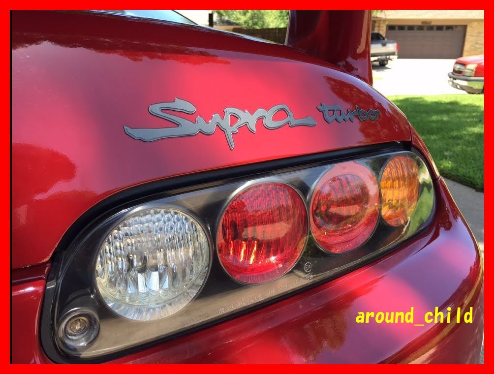 ■北米トヨタ仕様♪■JZA80系 スープラ 車名/ネームエンブレム【Supra】■純正■新品■リア/リヤ/バックドア/サイド/バンパー■G■拍卖