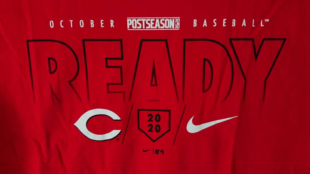 *即決* MLB シンシナティ・レッズ 2020年ポストシーズン ナイキ NIKE OCTOBER BASEBALL Tシャツ 新品未使用 タグ付き 秋山翔吾拍卖