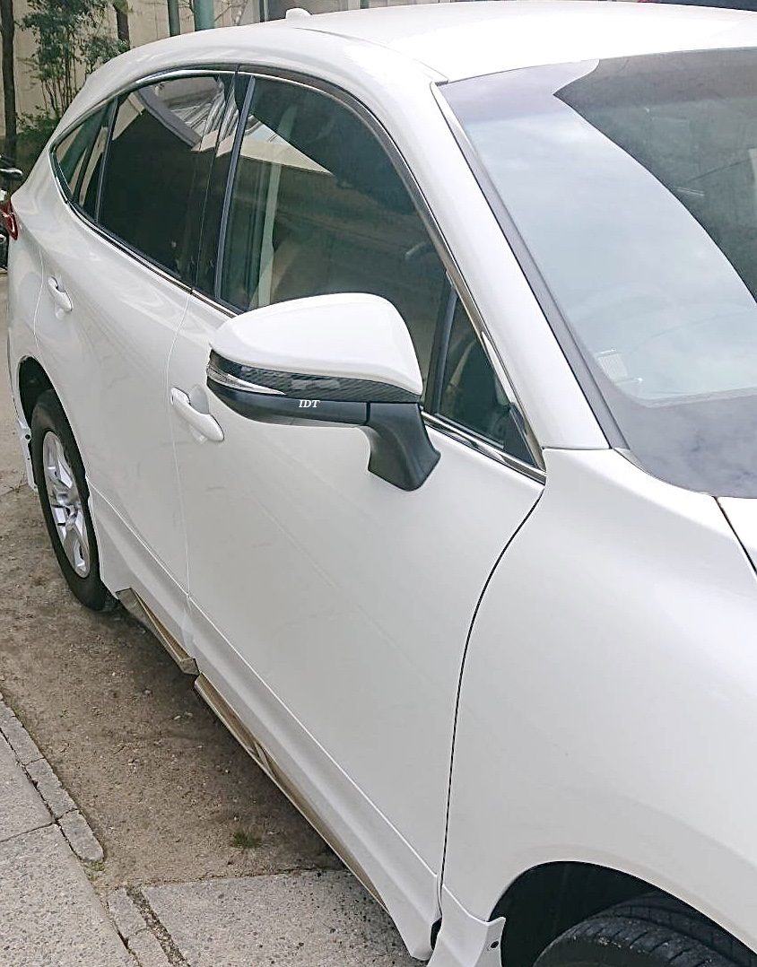 60系 ハリアー カーボン ドアミラー ガーニッシュ アンダーライン カバー ミラーガーニッシュ カスタム パーツ サイドミラー harrier拍卖