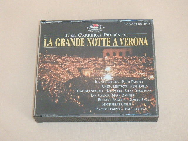 La Grande Notte a Verona / Jose Carreras(ホセ・カレーラス)/ 2枚組CD 拍卖