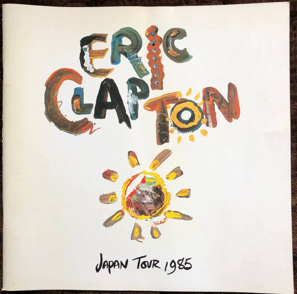 ★エリック・クラプトン★コンサートパンフレット ERIC CLAPTON 1985年 JAPAN TOUR1985★拍卖