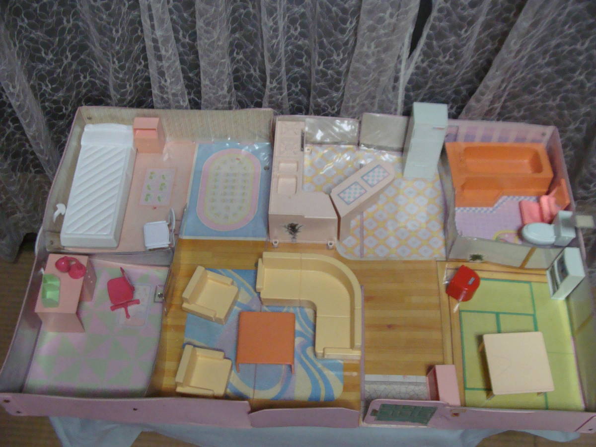 タカラ リカちゃんファミリー ニューマンション ゆったりさん 4LDK 現状品拍卖