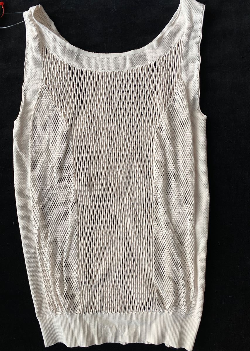 新品 チャコット chacott ★ノーソーイング ノースリーブメッシュトップ拍卖