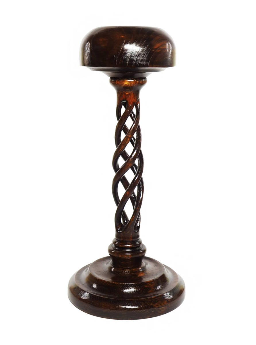 木製ハットスタンド 手作り 帽子置き アンティーク風ハンドメイド VV拍卖