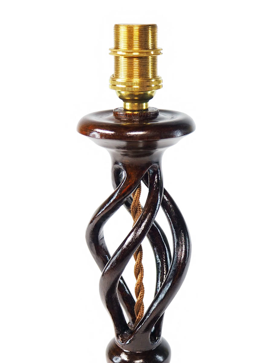 木製ランプスタンド 1点もの 卓上照明 テーブルライト ハンドメイド手作り アンティーク家具好きな方に 071拍卖