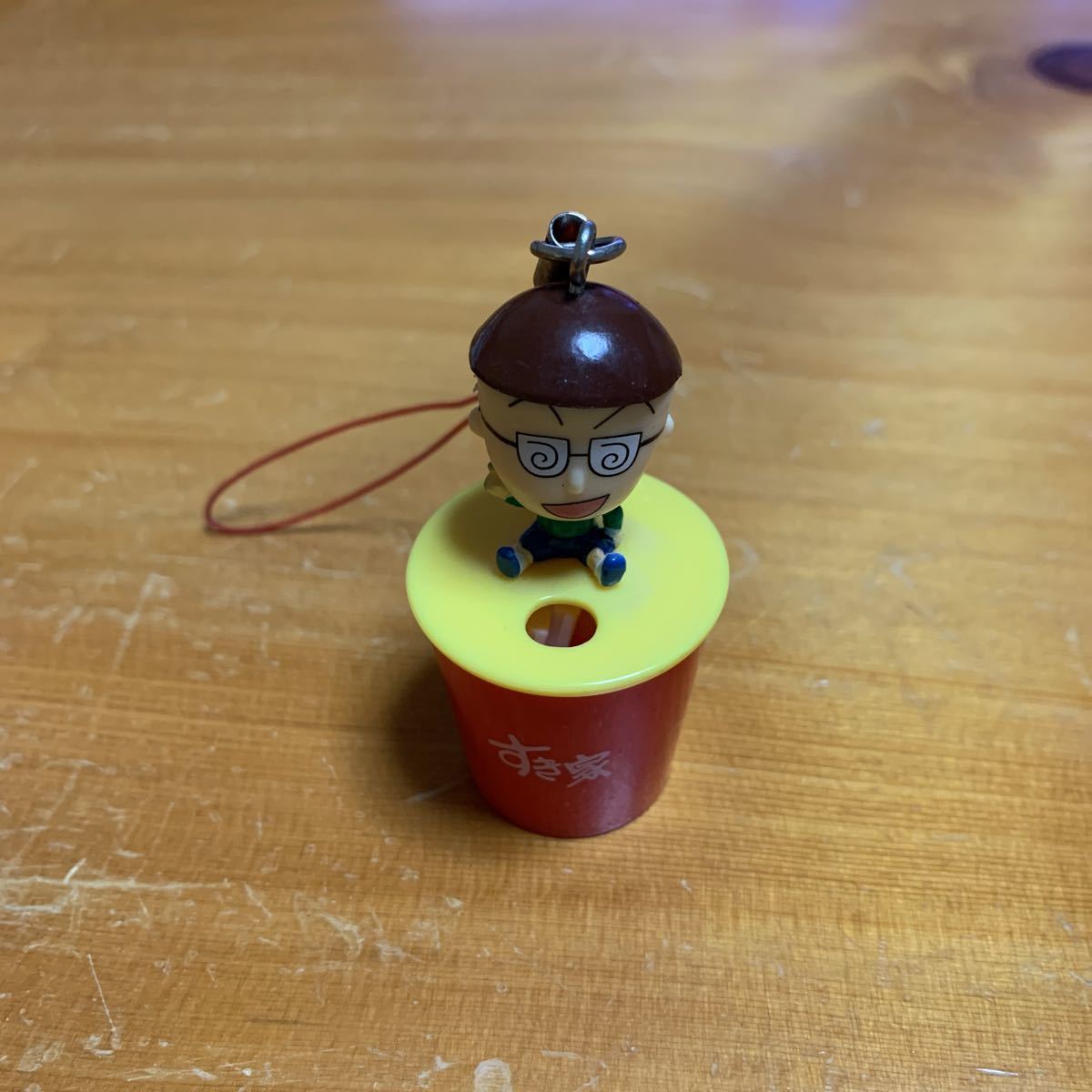すき家 ちびまる子ちゃん おみくじストラップ 丸尾君 携帯ストラップ 当時のパッケージなし 中古 美品 送料無料拍卖