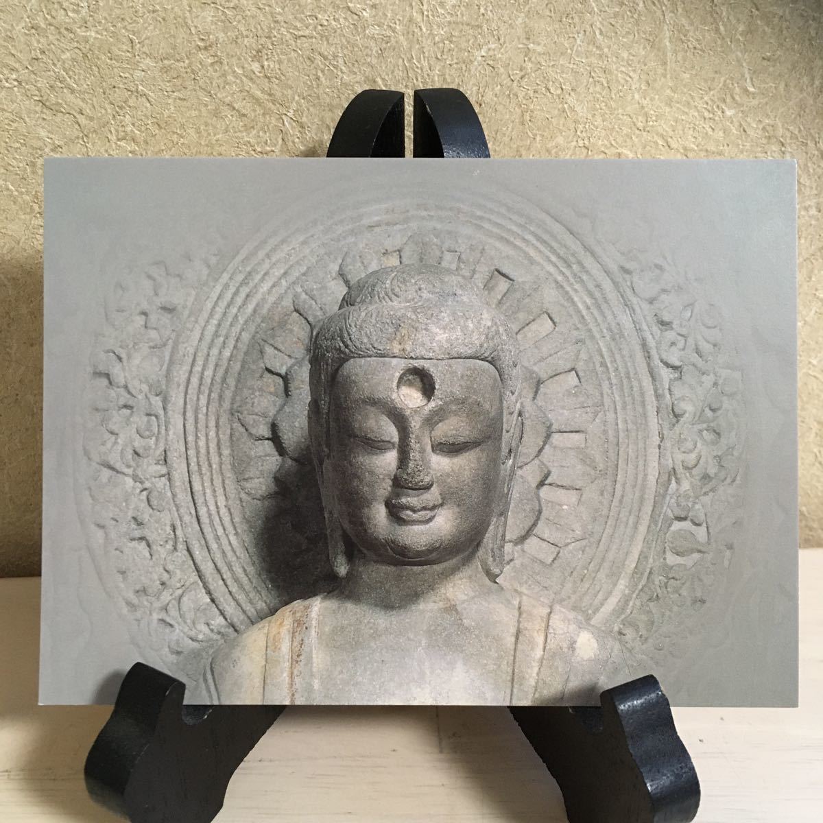 ☆絵葉書 絵はがき 上海博物館展 如来坐像(部分)北斉 6世紀 仏像 (1076)拍卖