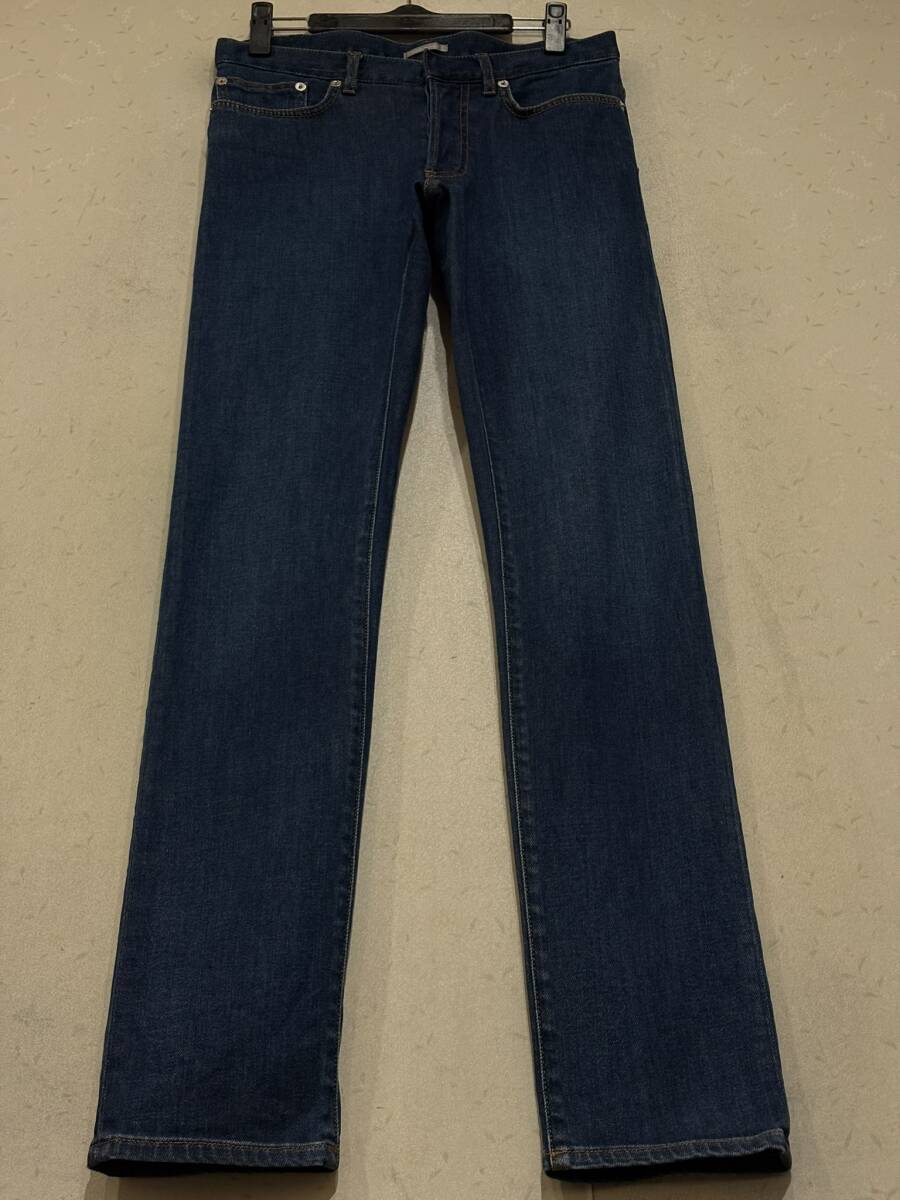 Dior homme ディオールオム 863DS11T081X SLIM 17.5 ストレッチデニムパンツ インディゴ イタリア製 27 BJBF.A拍卖