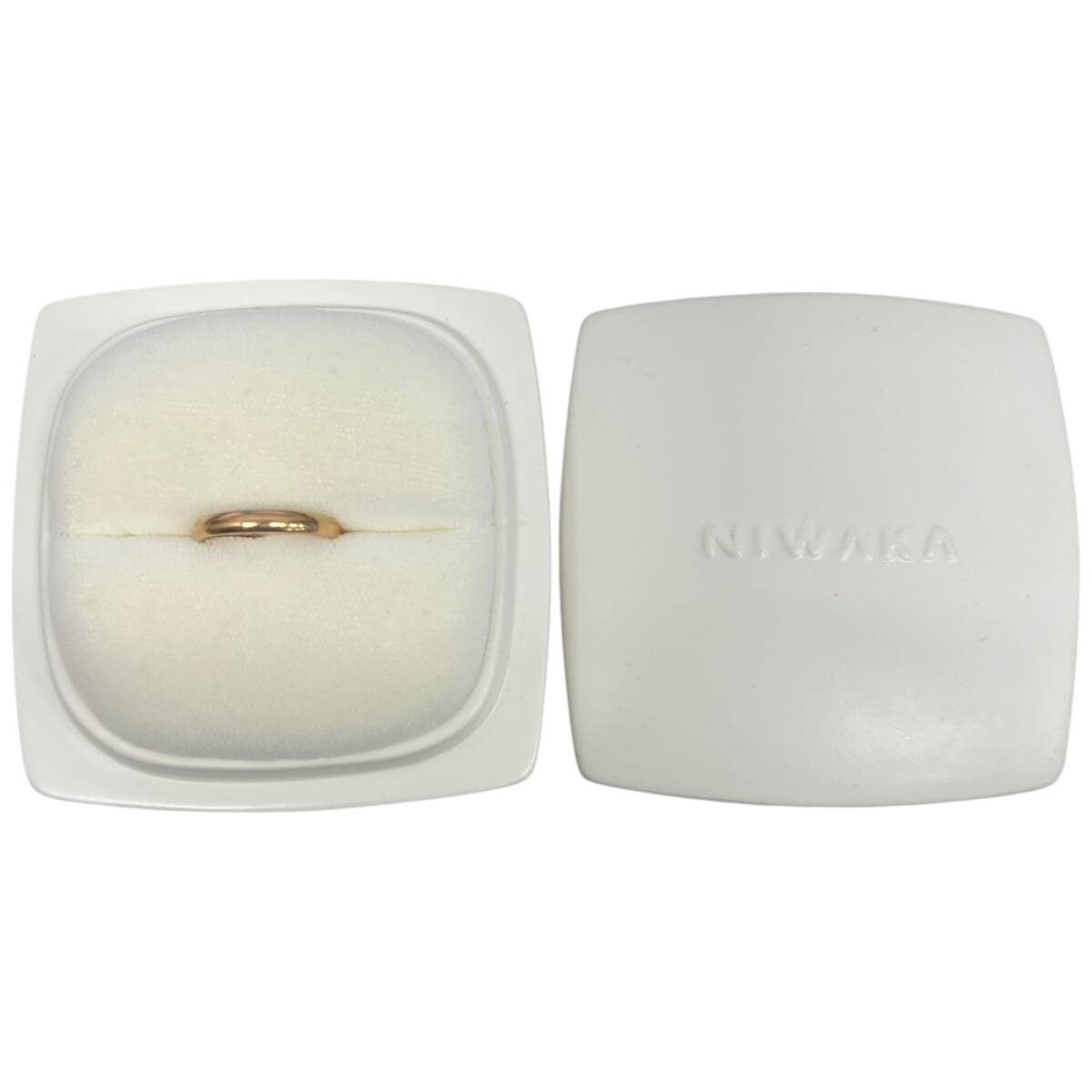 ◎中古品◎Van Cleef & Arpels ヴァンクリーフアーペル リング 3mm #52 11.5号 K18PG ピンクゴールド 2.4g リングケース付 coI9147COA拍卖