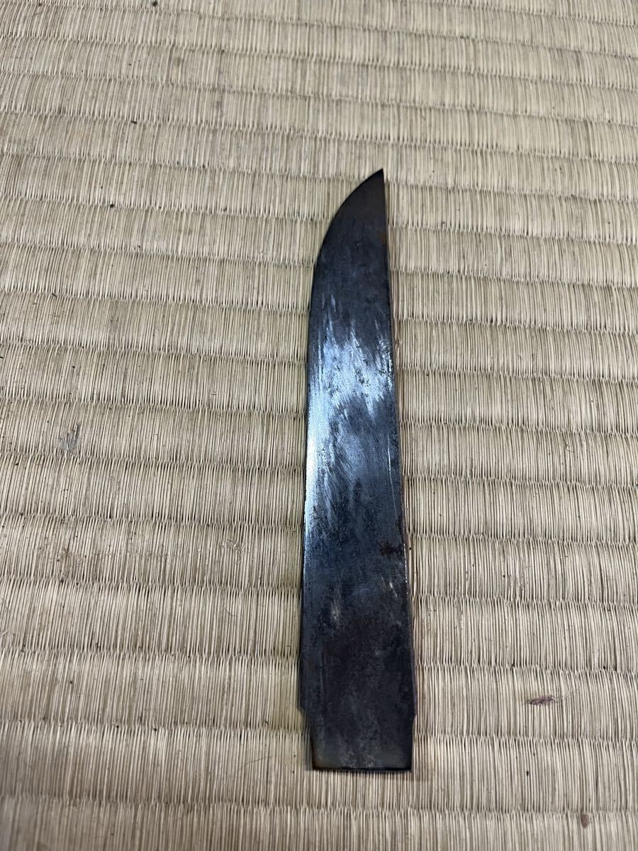日本刀 残欠 切先 研ぎ練習に ナイフ 33拍卖