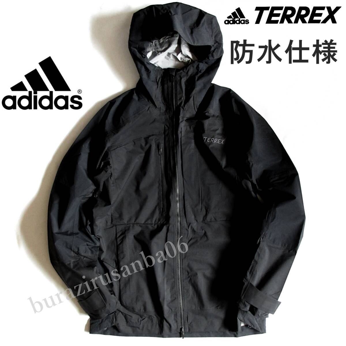 メンズ XL◆未使用 定価38,500円 adidas TERREX アディダス テレックス XPLORIC RAIN. RDY マウンテンパーカー 防水仕様 ジャケット HN2921拍卖