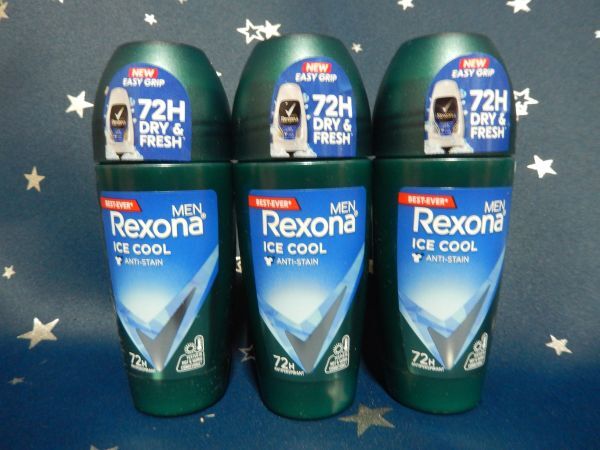 ♪♪送料無料!ユニリーバ レクソーナ 3本!Rexona ICE COOL 72H 45ml♪♪拍卖