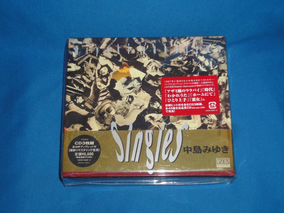 BSCD2 3CD ★中島みゆき 『Singles』 ★ 新品未開封拍卖
