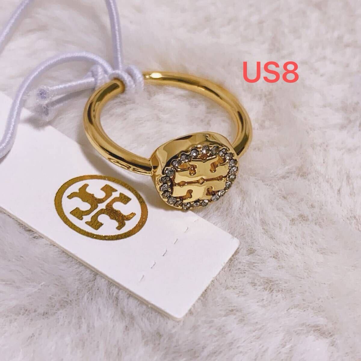 新品未使用 TB015 Tory Burch トリーバーチ キラ リング US8 日本サイズ16号拍卖