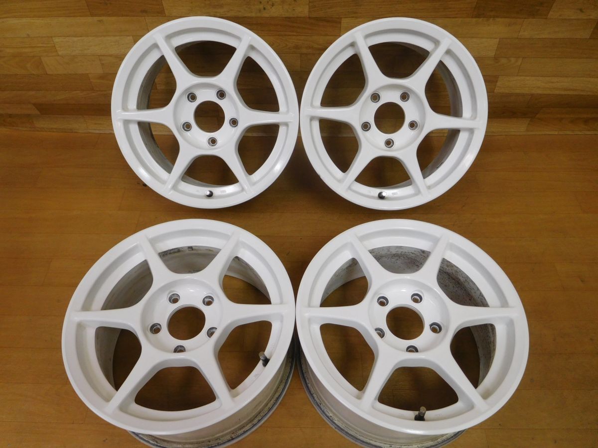 16-214◆軽量系!!★P1レーシング★15in7J+38★EKシビック タイプR,インテグラR,スイフトスポーツ TE37CE28 P-1拍卖
