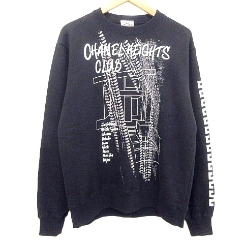 未使用品 アンダーカバー UNDERCOVER × フラグメント 25AW UC2E9820 Long-sleeve Tee グラフィック スウェット 裏毛 2 M相当 黒拍卖