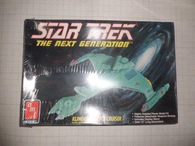 AMT/ERTL スタートレック TNG/クリンゴン バトル・クルーザー 箱イタミ大・シュリンク未組立品拍卖