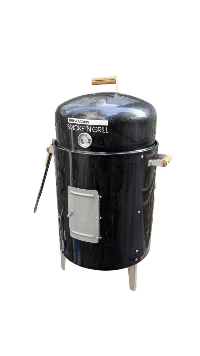 送料本文 Brinkmann Smoke 'N Grill 2段 焼き網 ウォーターパン 燻製 温燻調理 BBQ バーベキュー キャンプ 用品 スモークグリル 管理2402拍卖