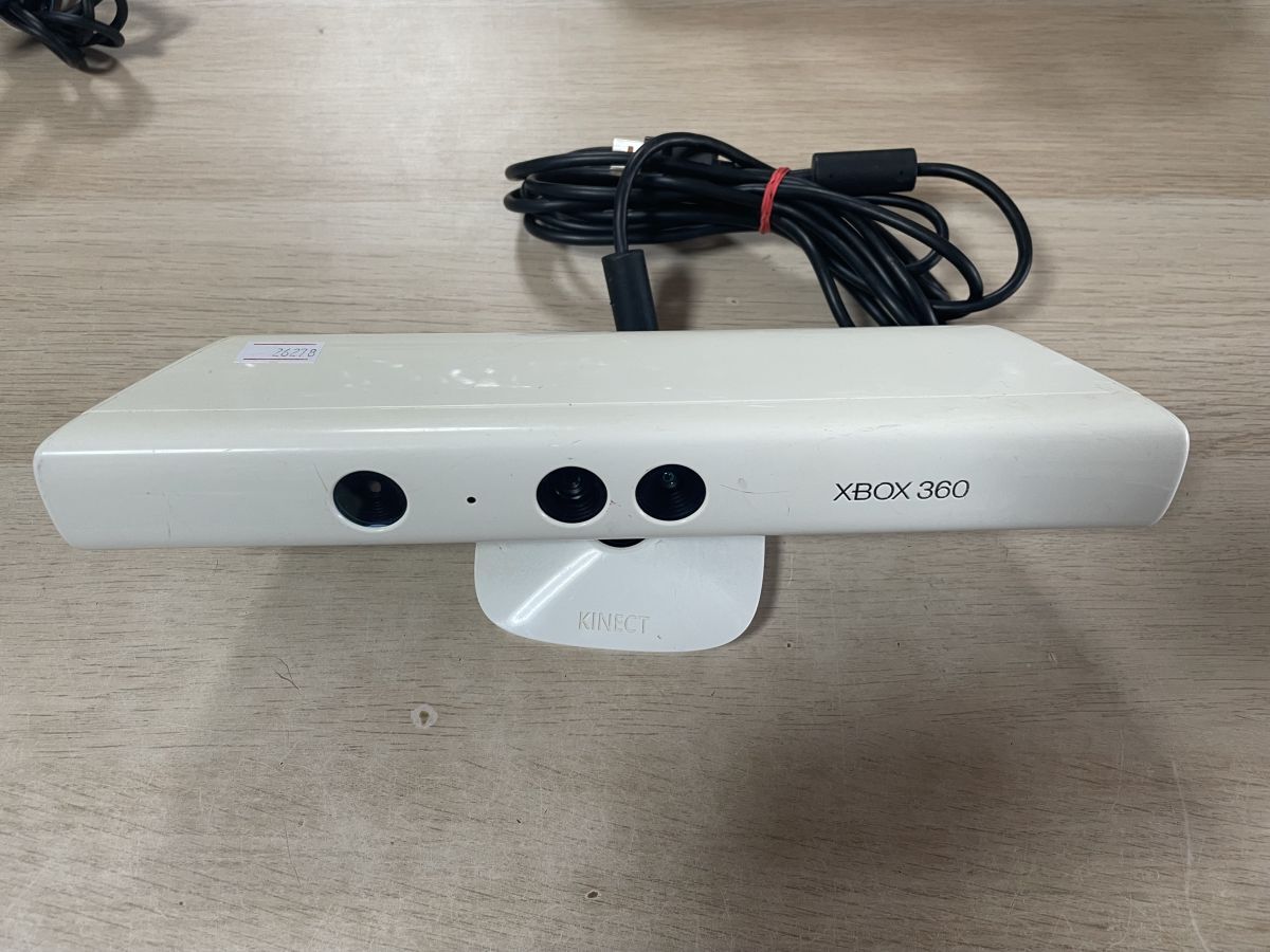 Xbox360 周辺機器 動作未確認の為ジャンク キネクトセンサー ホワイト 【管理 26278】【ジャンク】拍卖