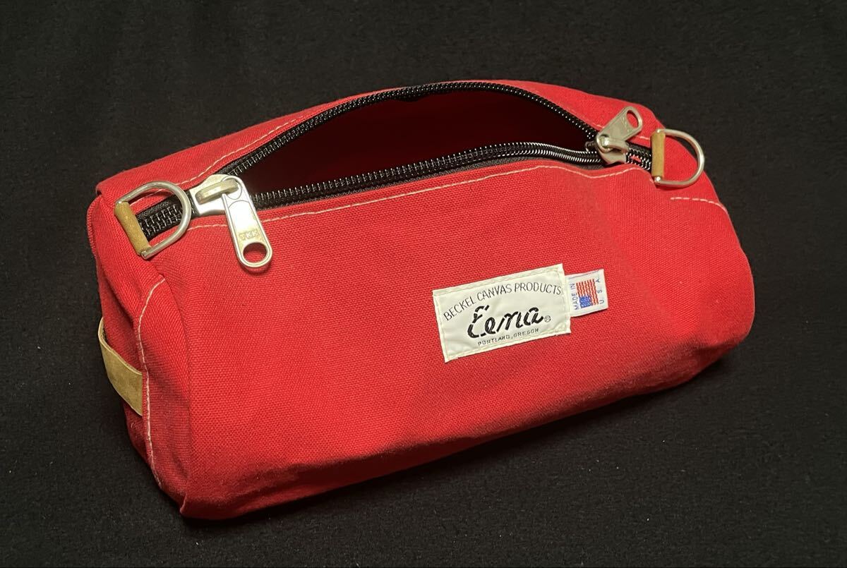 BECKEL CANVAS PRODUCTS Loma ポーチ レッド USA製オレゴン州ポートランド拍卖