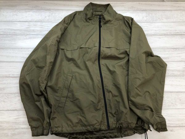 オールド ユニクロ OLD UNIQLO レトロ ストリート ジップアップ 裏地メッシュ ウインドブレーカー ジャケット メンズ 薄手 XL カーキ拍卖