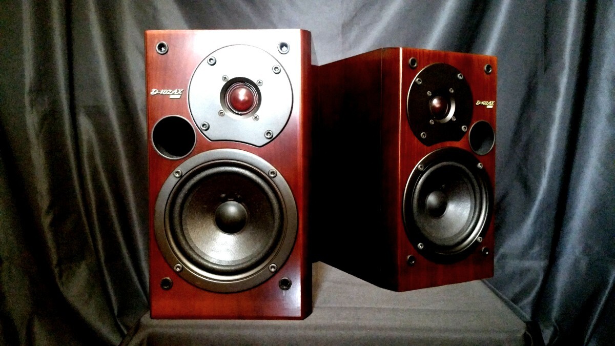 ★即決★ ONKYO D-102AX LTD オンキヨー 高音質2Wayスピーカー♪除菌清掃品♪最高級艶出しWAX・研磨処理♪エッジ交換整備他【艶音】拍卖