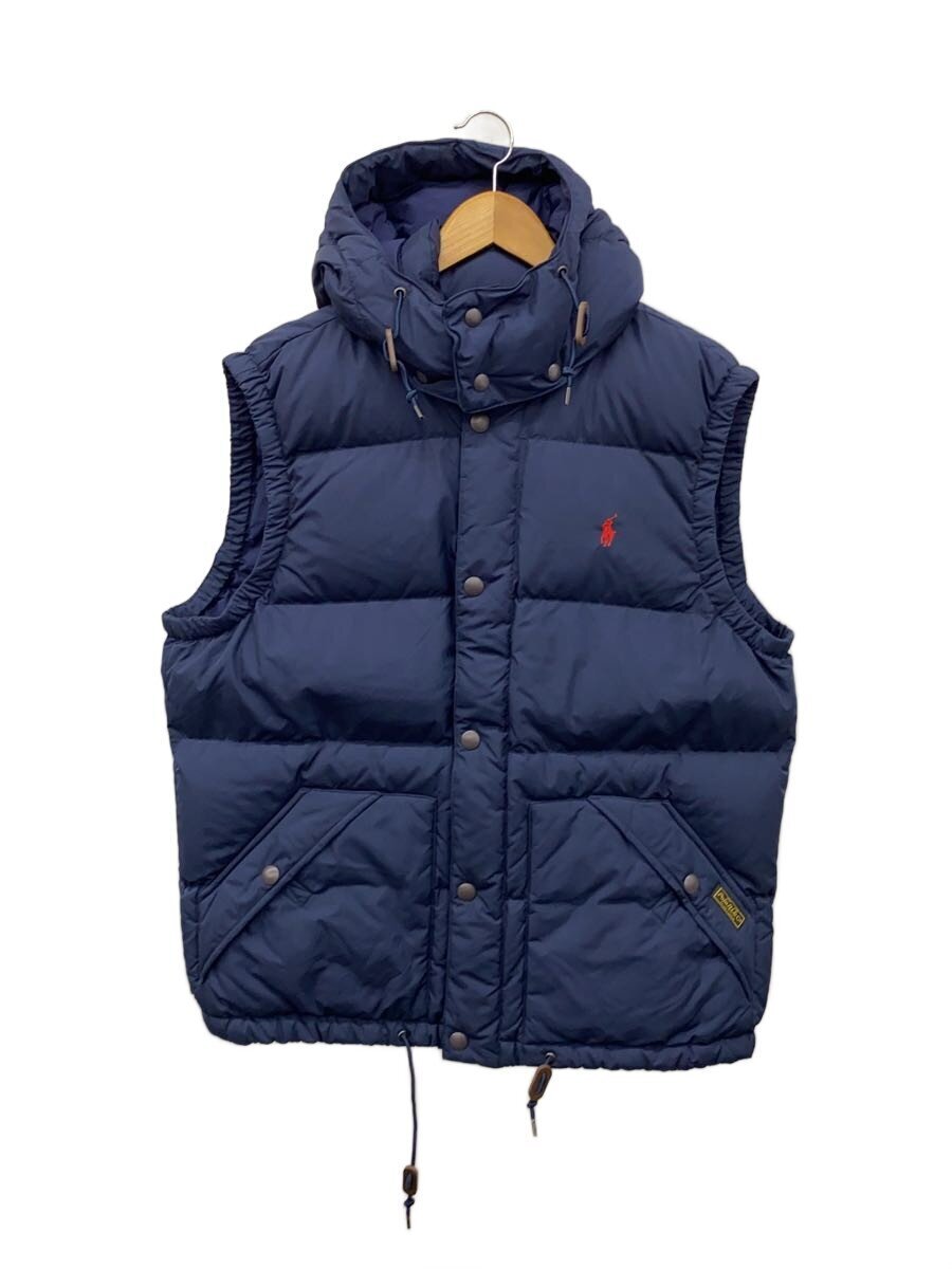 POLO RALPH LAUREN◆ダウンベスト/L/ポリエステル/NVY拍卖